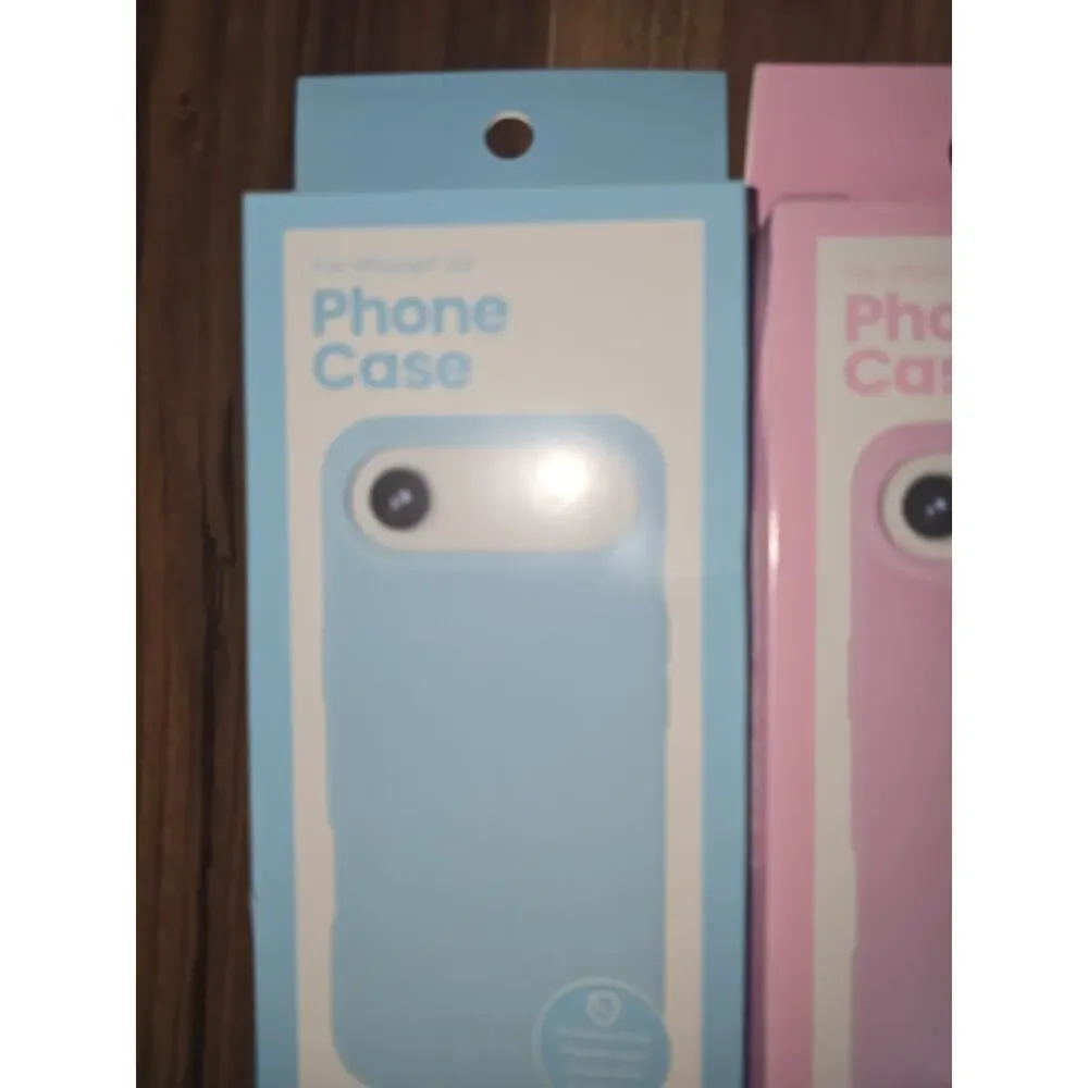 2-Pack Slim TPU Phone Case for iPhone Air Pink Blue Wireless Charging Compatible